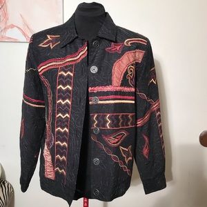 Alex Kim embroidered jacket size L